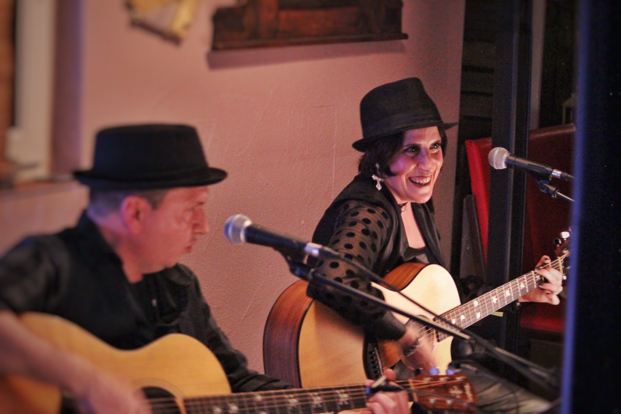 Duo Tomcat auf der Bühne